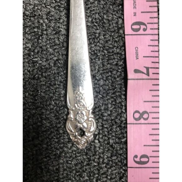Onedia Silver Plate Cold Meat Fork 8 1/8" Serving - Picture 4 of 7